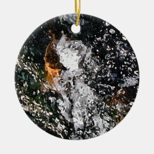 天使 セラミックオーナメント (正面)