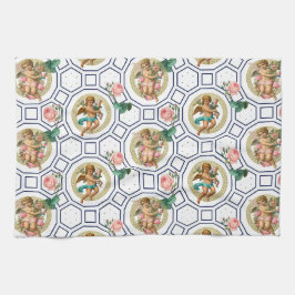 天使，バロック，ロココ，ヴィンテージ, キッチンタオル