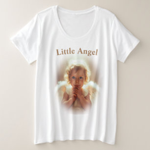 天使 プラスサイズTシャツ