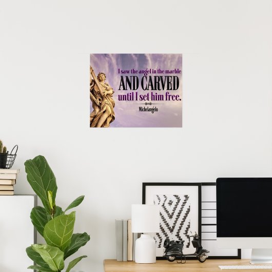 天使 ポスター (ホームオフィス)