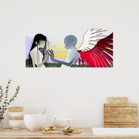 天使 ポスター (キッチン)