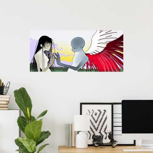 天使 ポスター (ホームオフィス)