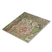 天使(モザイク)のアブラハム タイル (側面)