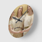 天使 ラウンド壁時計 (傾斜)