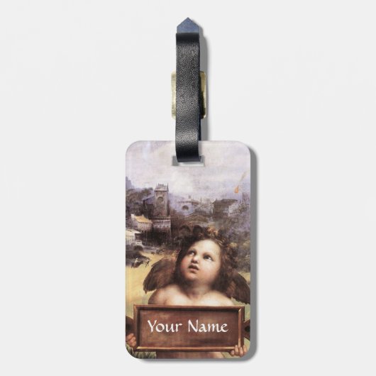 天使 ラゲッジタグ (裏面縦)