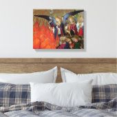 天使、「ヴァージンの戴冠式」より キャンバスプリント (インサイチュ (寝室))