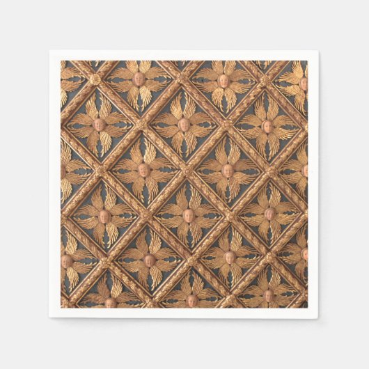 天使。六つの翼のあるセラピム。アカデミギャラリー スタンダードカクテルナプキン (正面)