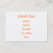 天使 名刺 (裏面)