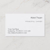 天使 名刺 (裏面)