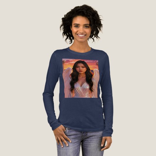 天使 - 天使たち トライブレンドTシャツ (正面全体)