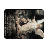 天使、子供、橋、詩 マグネット (横)