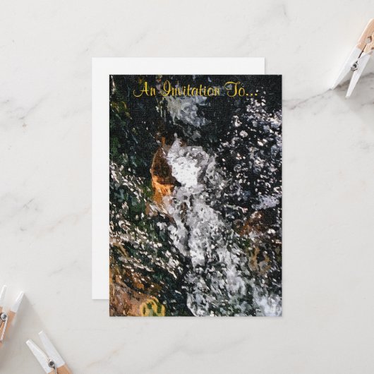 天使 招待状 (正面/裏面インサイチュ)