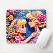 天使～母の日～母と娘～ マウスパッド (マウス)