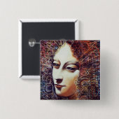 天使 缶バッジ (正面&裏面)