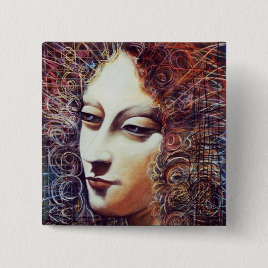 天使 缶バッジ (正面)