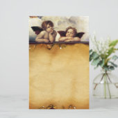 天使/翼のあるチャルブ，羊飼い 便箋 (スタンド正面)