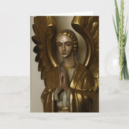 天使-色--を祈ります カード