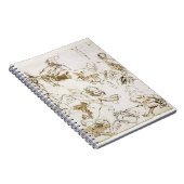 天使、18世紀初頭(ペンとインクおよび洗浄 ノートブック (右側)