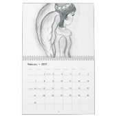天使- ArtBySonya 2013のカレンダー カレンダー (2月 2027)