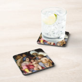 天使、c.1515-16 (パネルの油)の神聖な家族 コースター (右側)