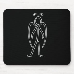 天使- Stickmanのマウスパッド マウスパッド