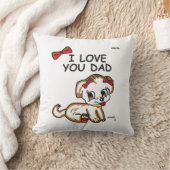 天使I愛パパの枕 クッション (ブランケット)
