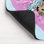 天使LOPのバニーのマウスパッドw/Heartの渦巻 マウスパッド (コーナー)