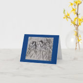 天使Notecard カード (黄色い花)