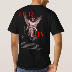 天使Tシャツ – HER BY – ゴシック様式の天使の像 Tシャツ