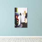 天使vs悪魔 キャンバスプリント (インサイチュ (ウッドフロア))