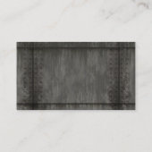 天候の金属のリベット 名刺 (裏面)