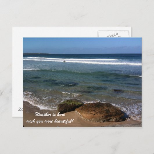 天候はあなたが美しい願いここにあります! ポストカード (正面/裏面)