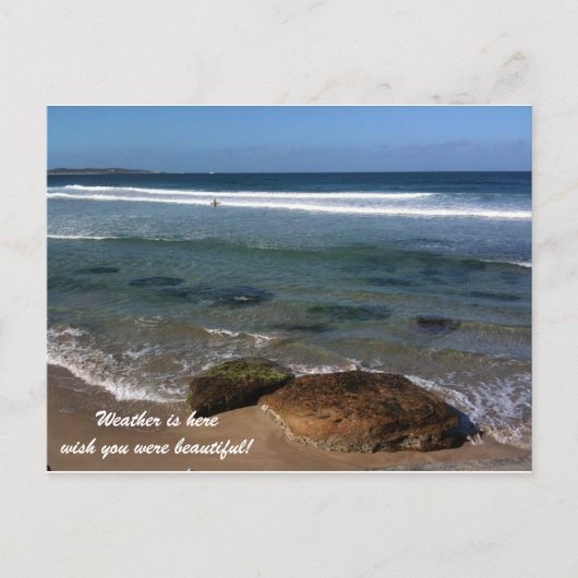 天候はあなたが美しい願いここにあります! ポストカード (正面)