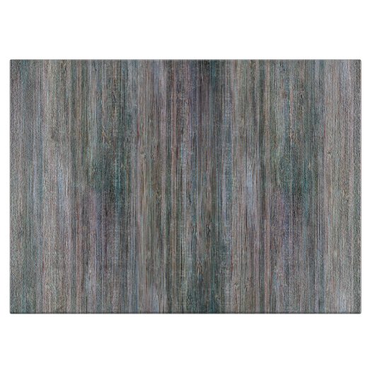 天候打たれたタケ木製の穀物の一見 カッティングボード (正面)