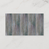 天候打たれたタケ木製の穀物の一見 名刺 (裏面)