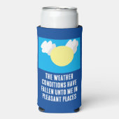 天候落ちたが悪いおもしろい スリム缶クーラー (Seltzer正面)