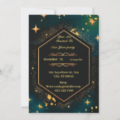 天元年用パーティの招待状カード 招待状 (裏面)