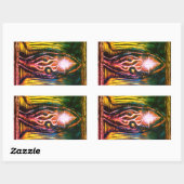 天光 長方形シール (シート)