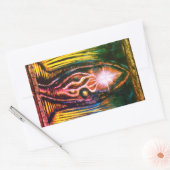 天光 長方形シール (封筒)