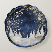 天冬の優雅さ ラウンドクッション (裏面)