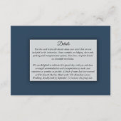 天冬の真夜中の輝結婚き エンクロージャーカード (正面)