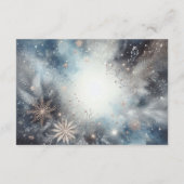 天冬の真夜中の輝結婚き エンクロージャーカード (裏面)