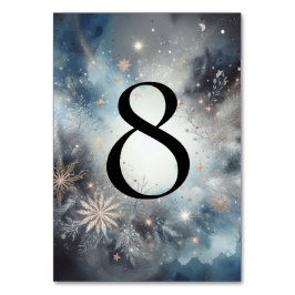 天冬の真夜中の輝結婚き テーブルナンバー