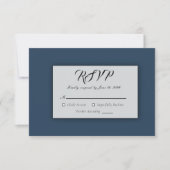 天冬の真夜中の輝結婚き 出欠カード (正面)