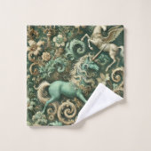 天分 – ゴシックビクトリアン語 バスタオルセット (ウォッシュタオル)