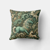 天分 – 神話上のユニコーン壁紙Des クッション (裏面)