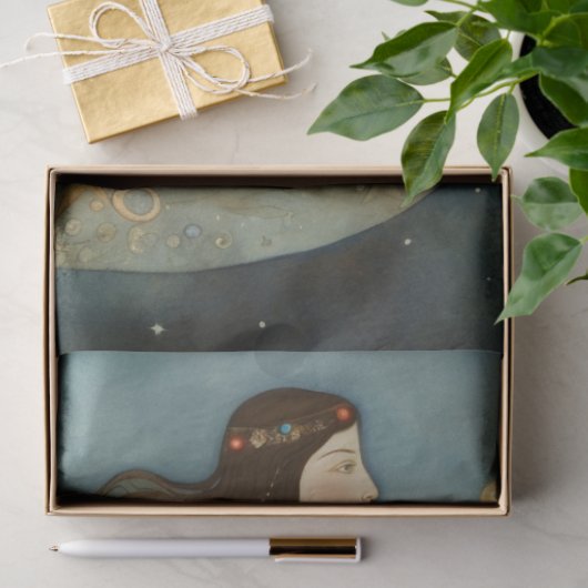 天初期のの海の切り離し人魚 薄葉紙 (ギフト)