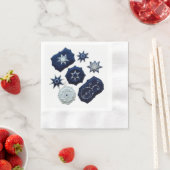天刺繍シンボル 縁ありカクテルナプキン (インサイチュ)