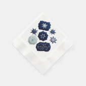天刺繍シンボル 縁ありカクテルナプキン (角)