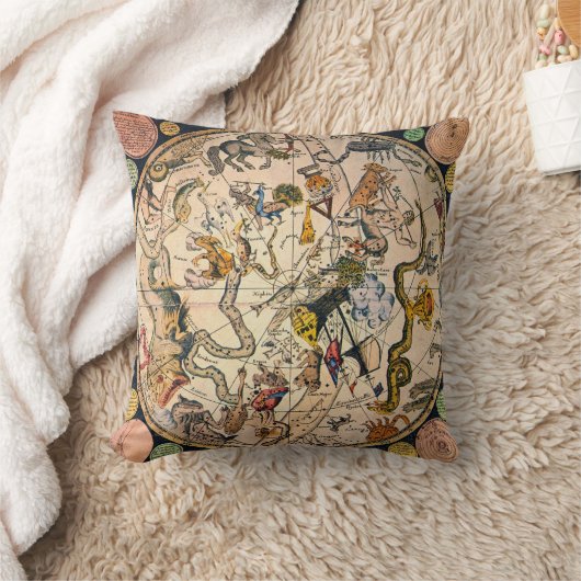 天半球1790年 クッション (ブランケット)